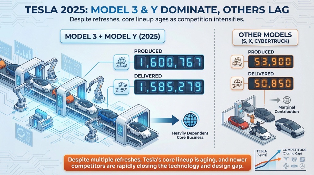 Model 3 and Model Y Still Carry Tesla