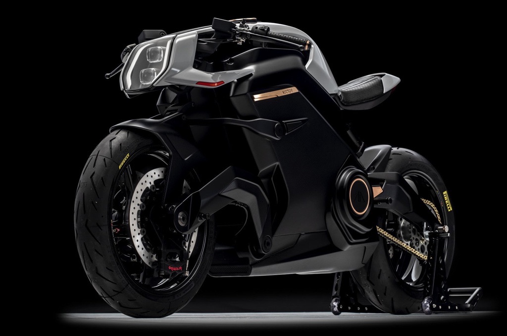 Arc vector electric motorcycle