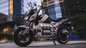 Emmo Kamen Turbo electric motorcycle