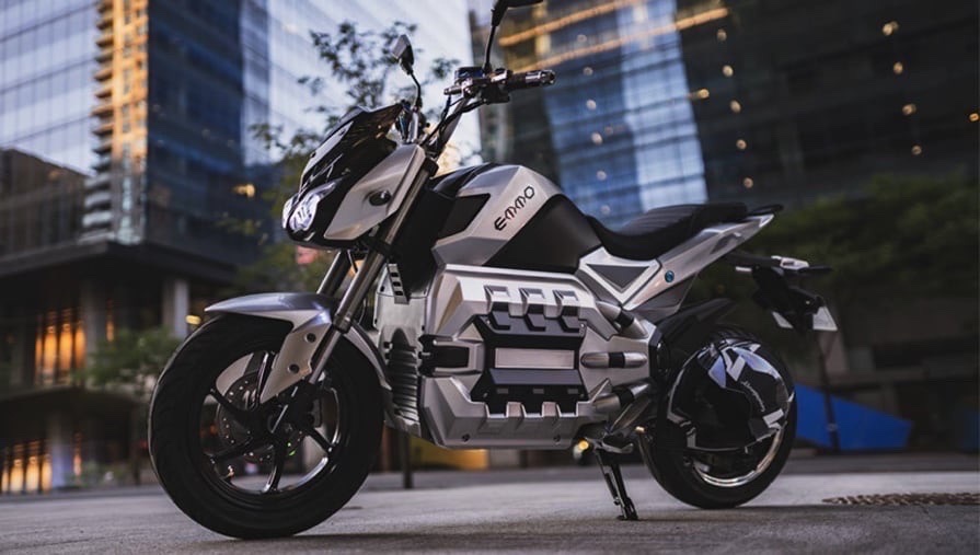 Emmo Kamen Turbo electric motorcycle