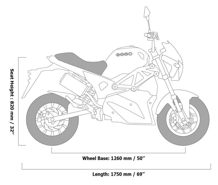 Emmo Proton GTS electric motorcycle