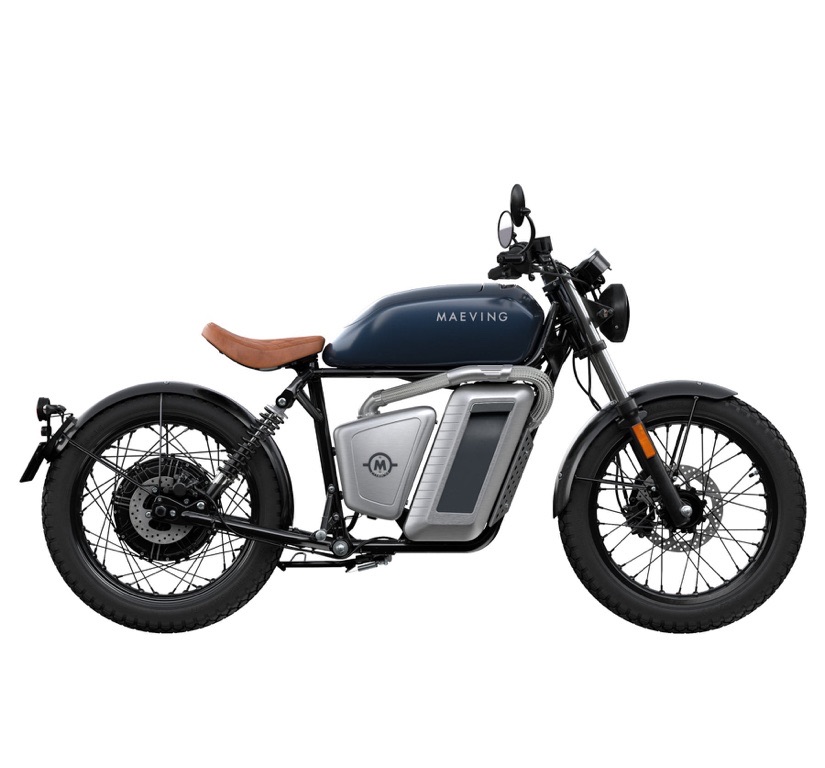 Maeving RM1 Blue electric motorcycle
