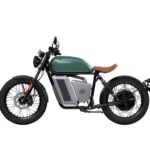 Maeving RM1 Green electric motorcycle