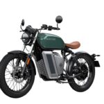 Maeving RM1 Green electric motorcycle