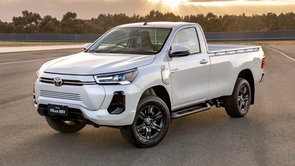 Toyota HiLux Revo BEV Concept vehicle