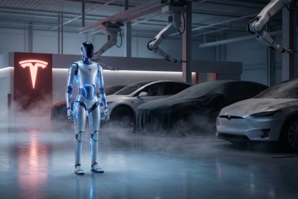 Tesla Shifts From Model S and X to Optimus Humanoid Robots