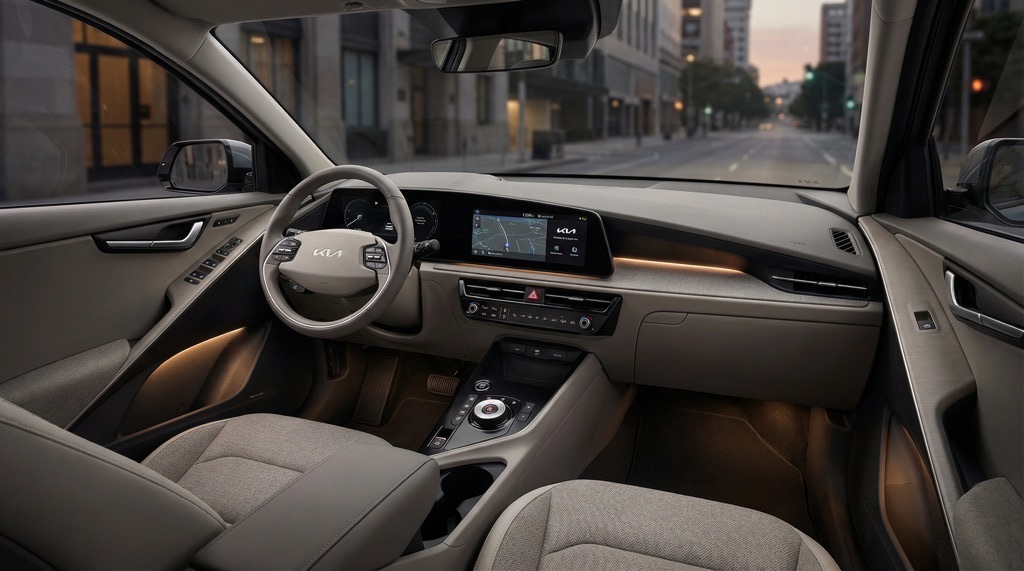2026 Kia Niro facelift interior dual 12.3-inch display
