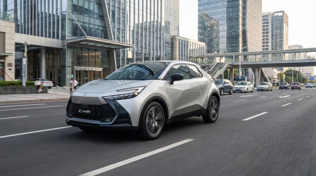 2026 Toyota C-HR electric crossover exterior design