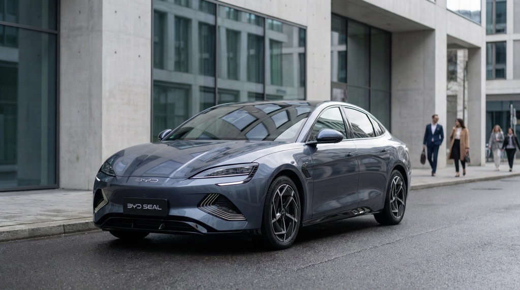 BYD Seal electric sedan exterior design 2026