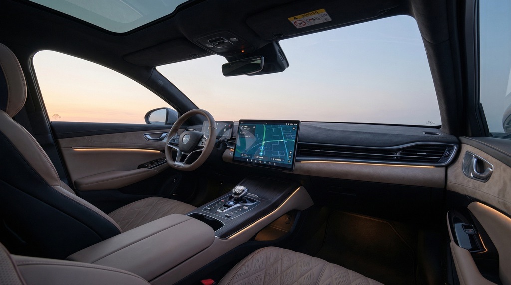 BYD Seal Review (2026): Real Range, Charging & Verdict 6 BYD Seal interior design and infotainment screen