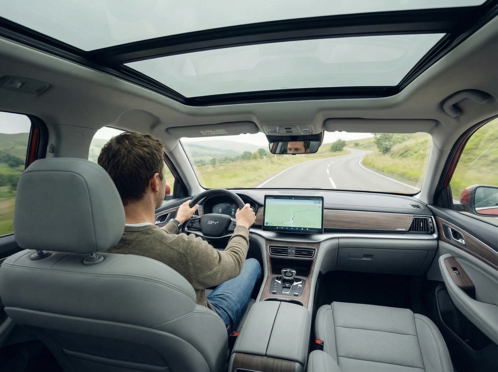 BYD Song EV driving comfort interior