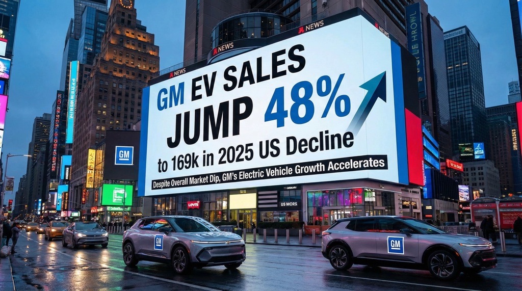 GM EV sales 2025