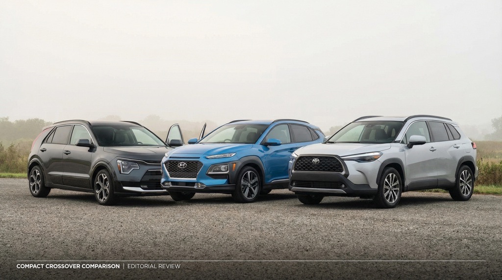 Kia Niro compared with compact crossover rivals