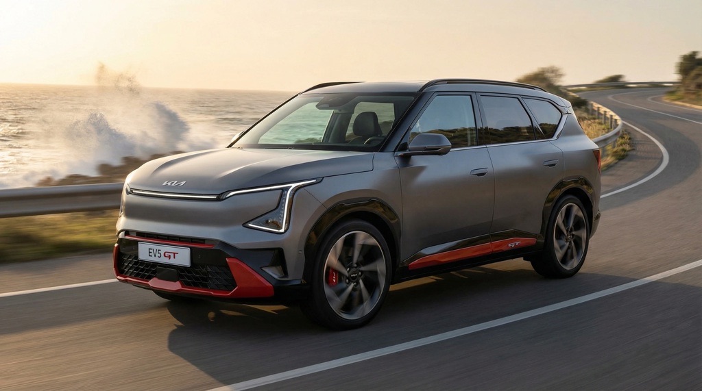 Kia Turns Up the Volume With Three New GT Electric Models 4 Kia EV5 GT