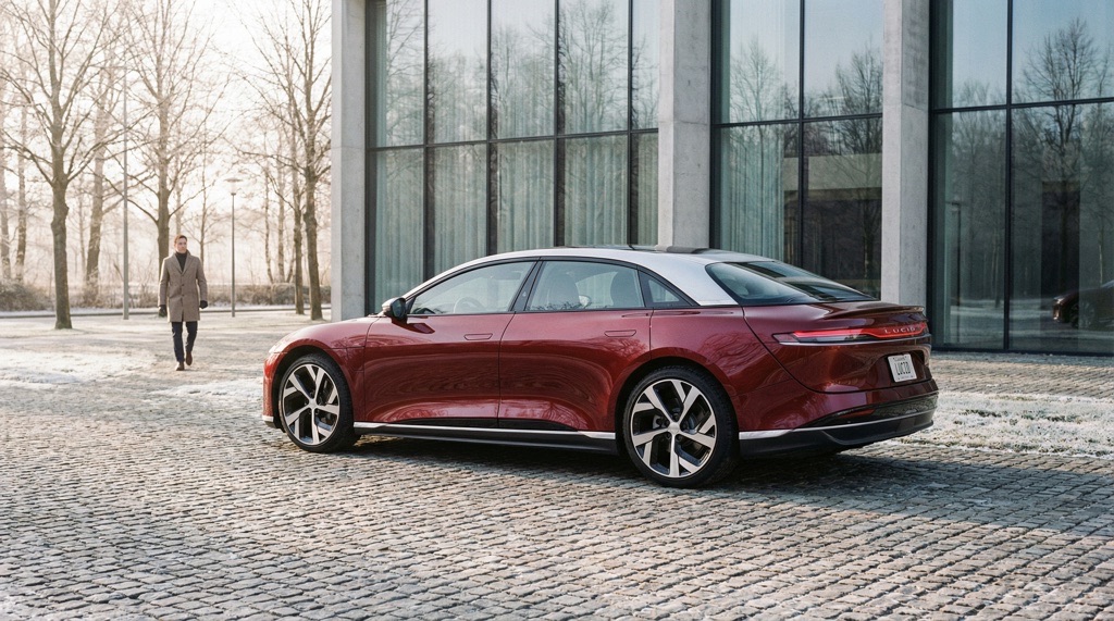 Lucid Air Grand Touring luxury electric sedan exterior