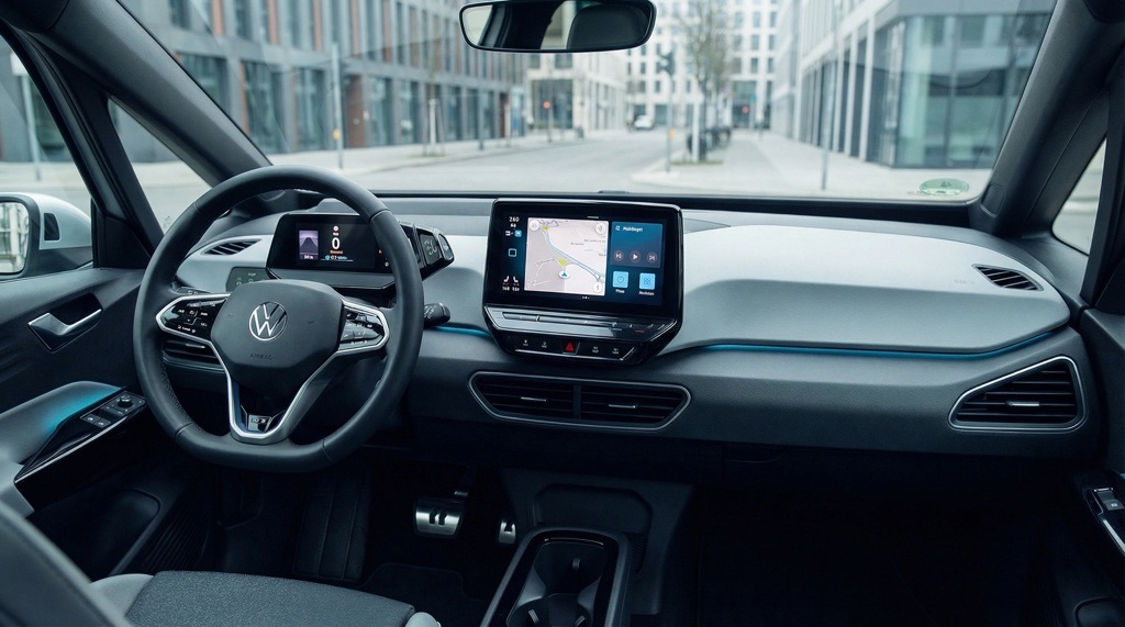 Volkswagen ID.3 interior dashboard and infotainment
