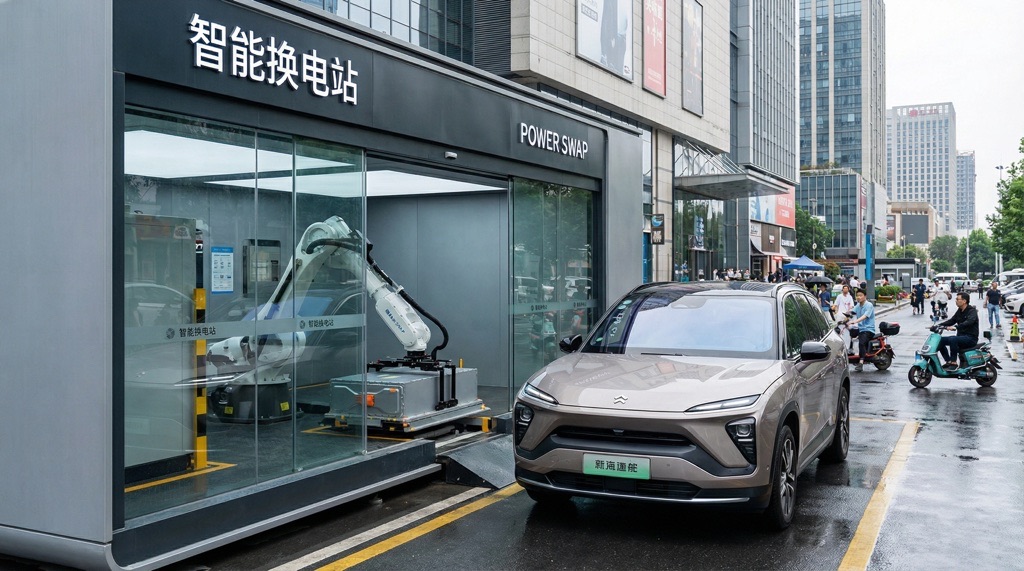 Sodium-ion battery swap system for electric vehicles