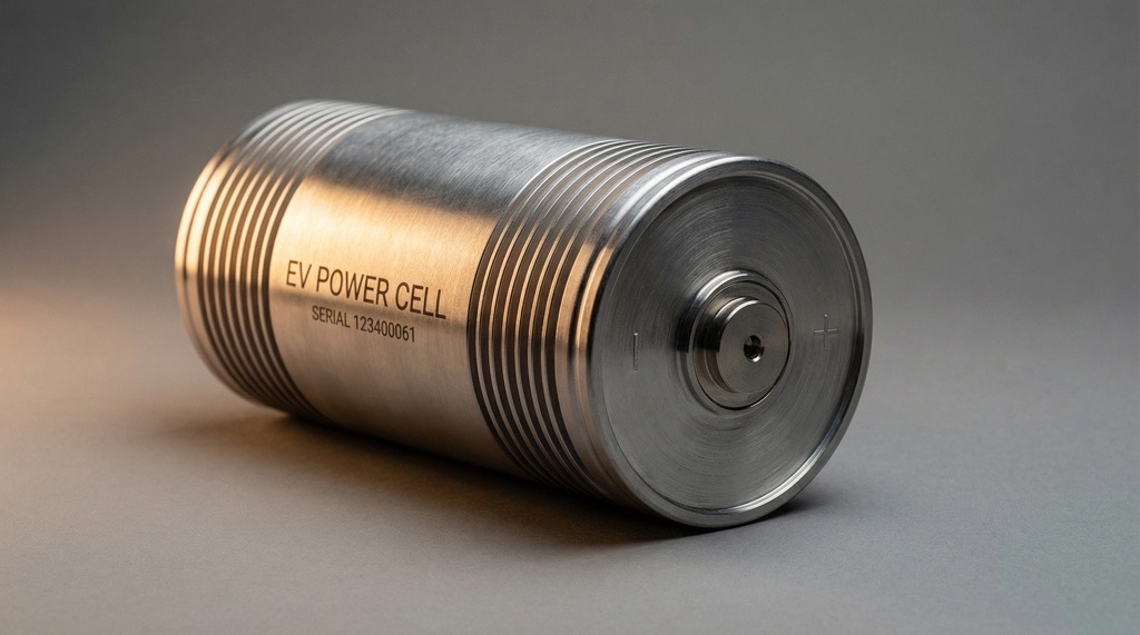 Tesla's 4680 Battery U-Turn: From Cybertruck Bet to Model Y Backup Plan 2 Tesla 4680 cylindrical battery cell close-up