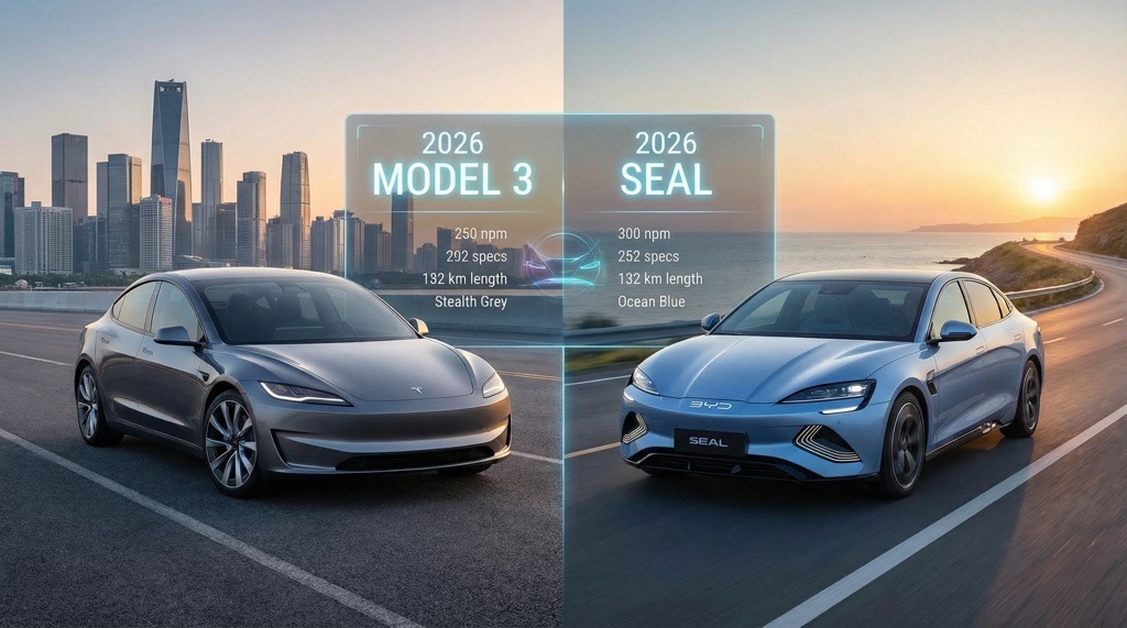 Tesla Model 3 vs BYD Seal (2026)