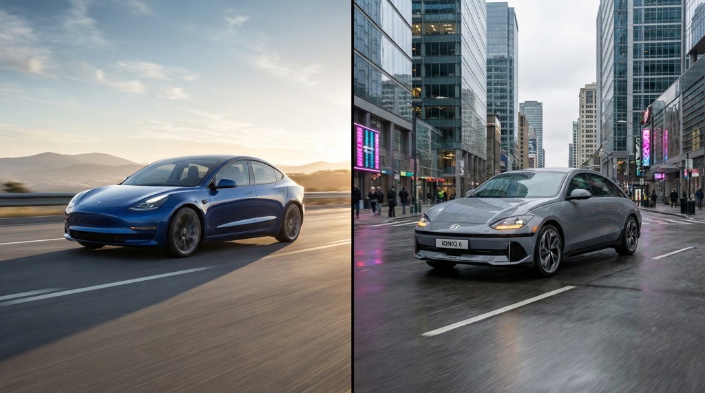 Tesla Model 3 vs Hyundai Ioniq 6 (2026)