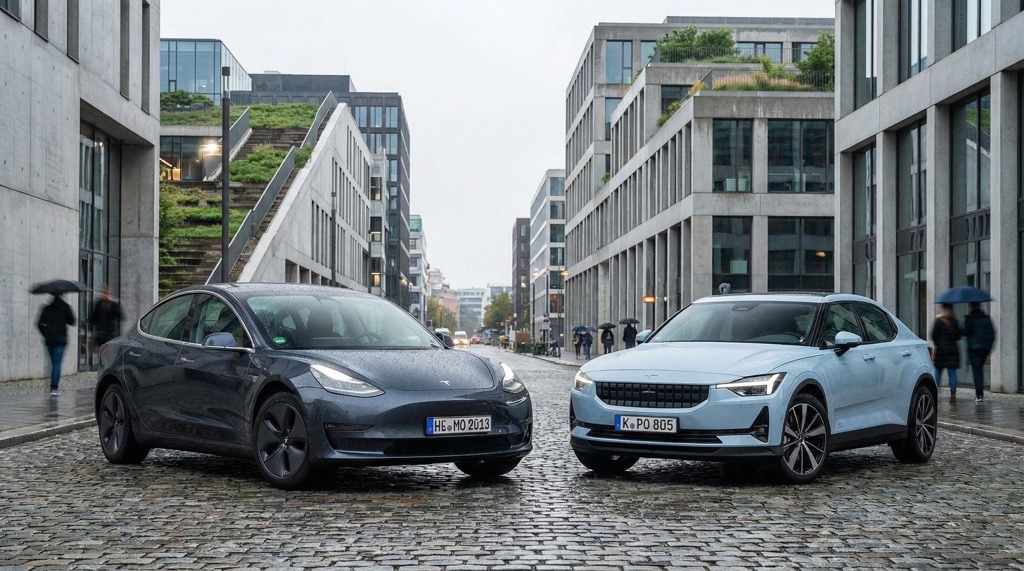 Tesla Model 3 vs Polestar 2 comparison 2026
