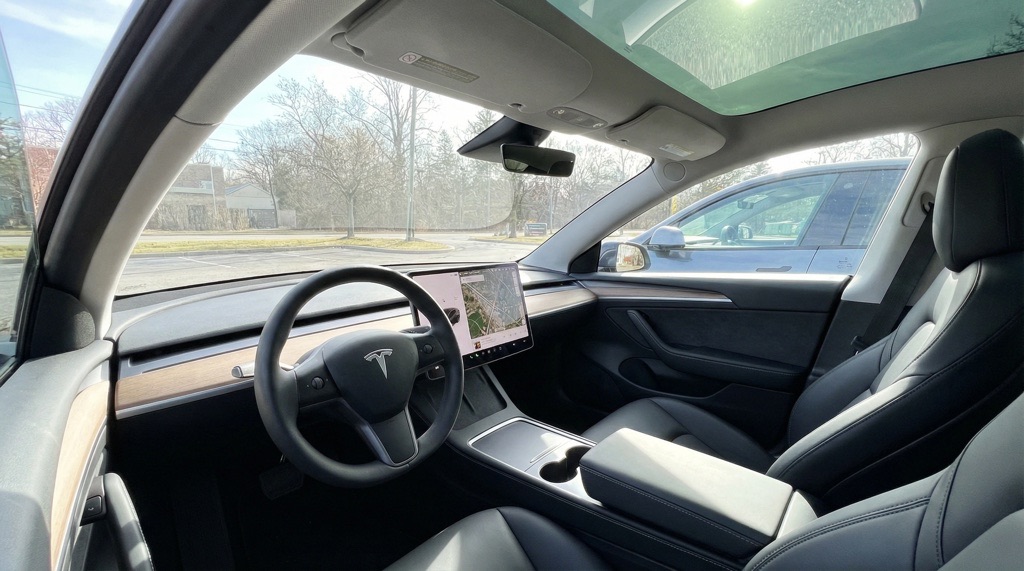 Tesla Model Y interior