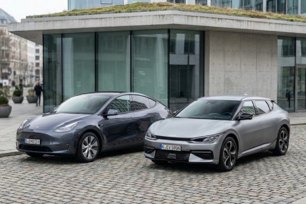Tesla Model Y vs Kia EV6 electric SUV comparison 2026