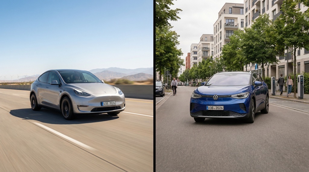 Tesla Model Y vs Volkswagen ID.4