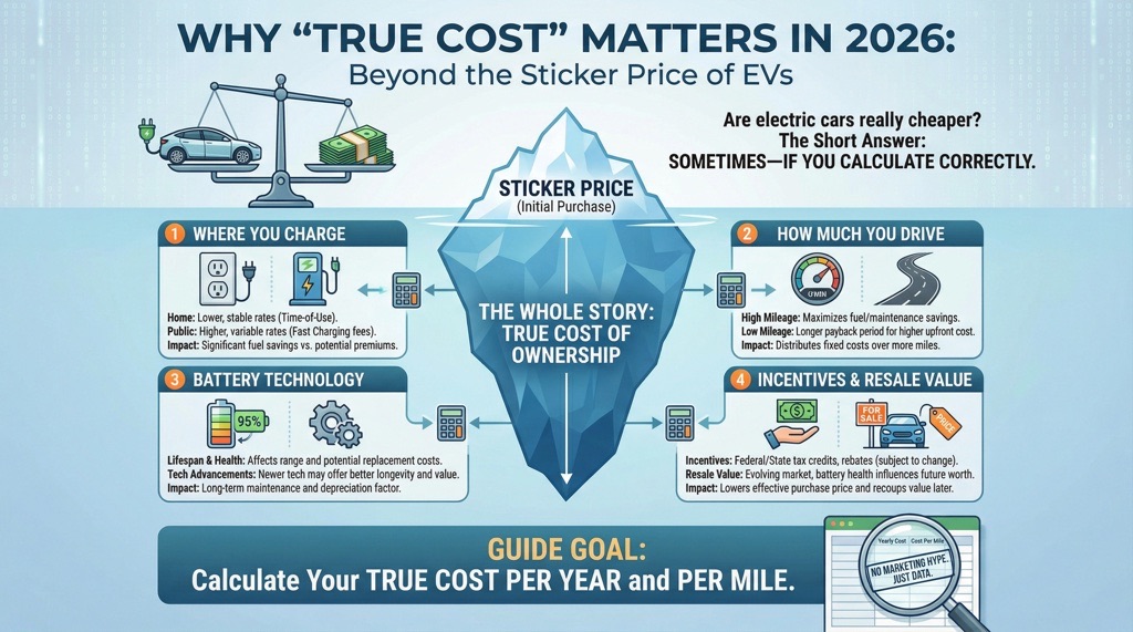 How to Calculate the True Cost of Owning an Electric Car (2026 Guide) 2 Why the true cost of electric car ownership matters in 2026