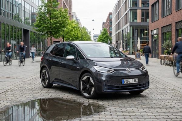 Volkswagen ID.3 electric hatchback exterior 2026