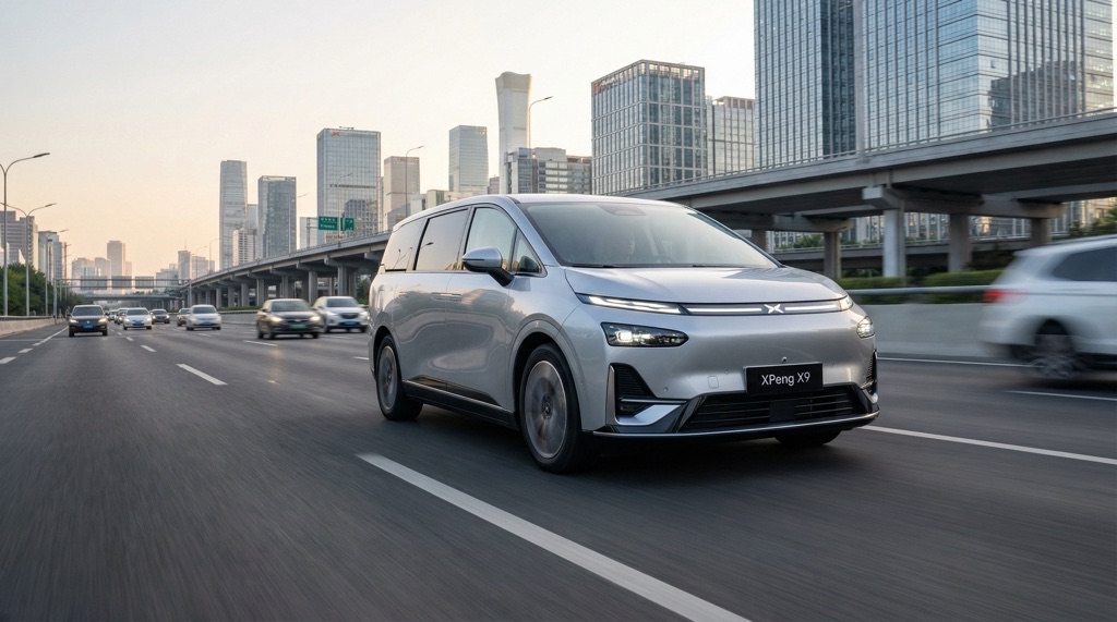 XPeng X9 2026 battery electric seven-seater exterior