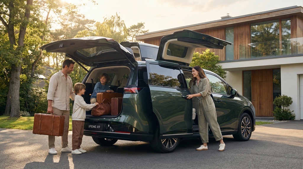 XPeng X9 family lifestyle seven-seater EV