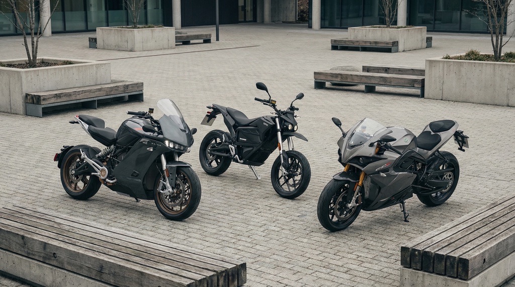 Zero FXE compared with other electric motorcycles
