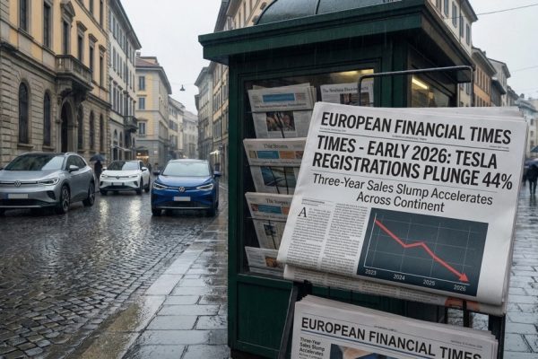 Tesla Europe Sales Drop 44% Jan 2026: Full Data Analysis