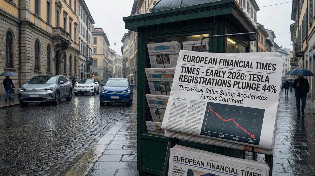 Tesla Europe Sales Drop 44% Jan 2026: Full Data Analysis