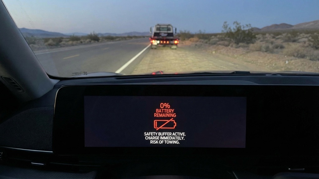 What Happens at 0% Battery in an Electric Car