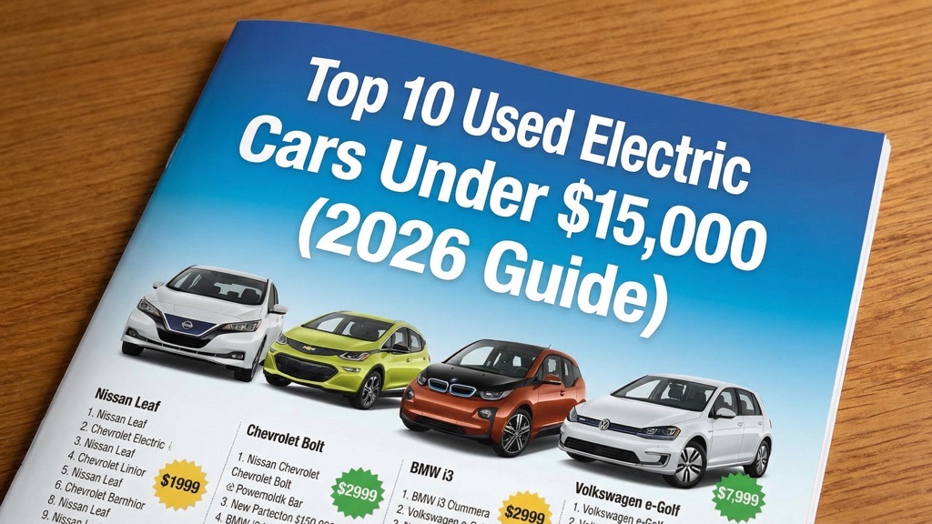 Top 10 Used Electric Cars Under $15,000 (2026 Guide)