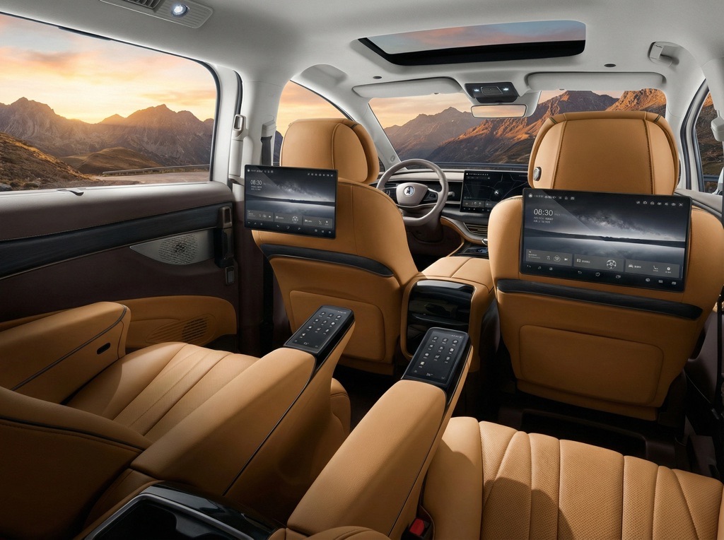 2026 BYD Denza D9 EV interior