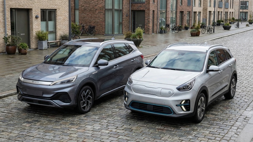 BYD Atto 3 vs Kia Niro EV 2025 comparison