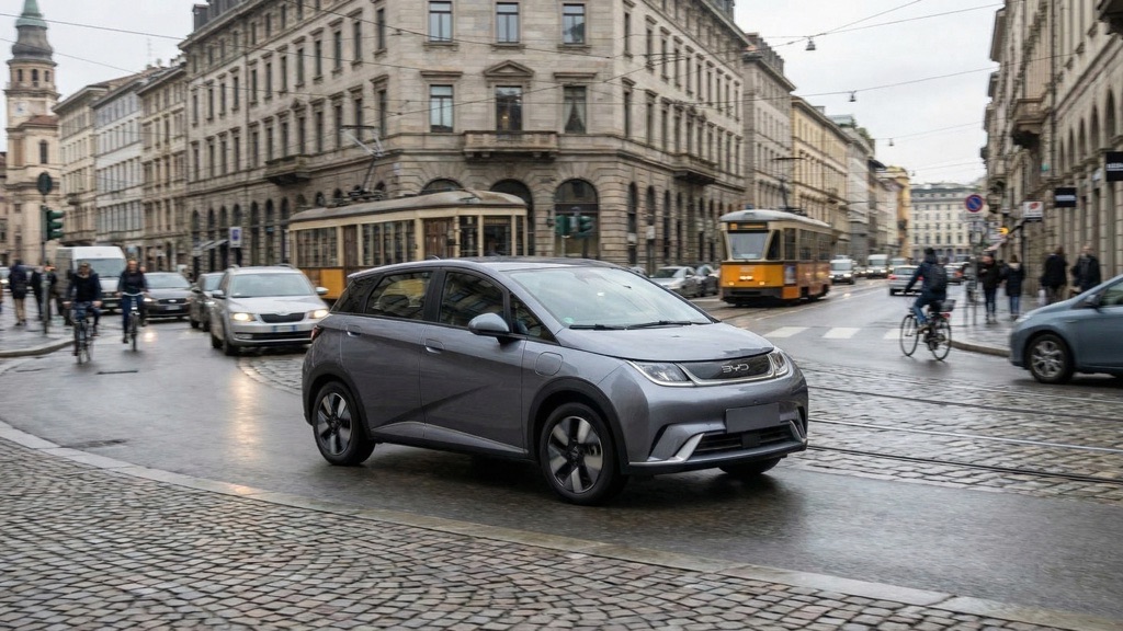 BYD Dolphin in Urban Driving