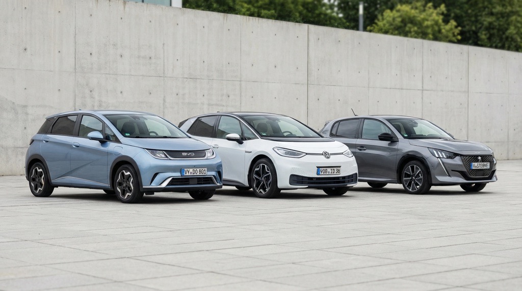 BYD Dolphin compared with other compact electric cars