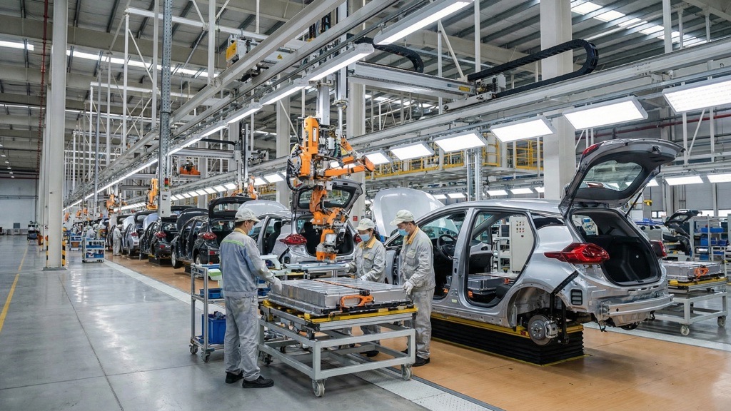 BYD EV Production and Blade Battery Assembly