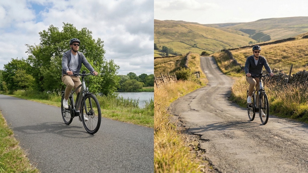 Flat vs Hilly E-Bike Riding Conditions