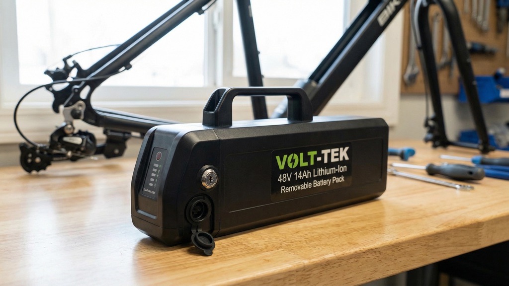 Removable Lithium-Ion E-Bike Battery Pack