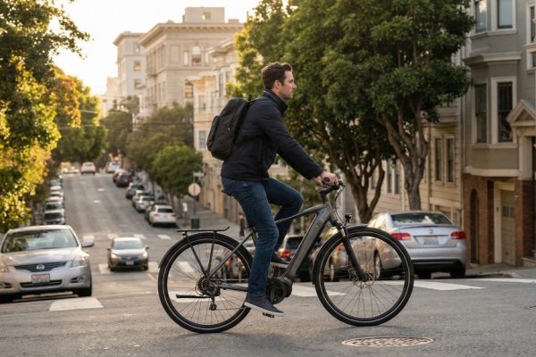 Electric Bike Real-World Urban Riding