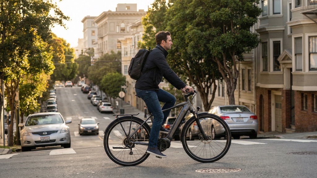 Electric Bike Real-World Urban Riding