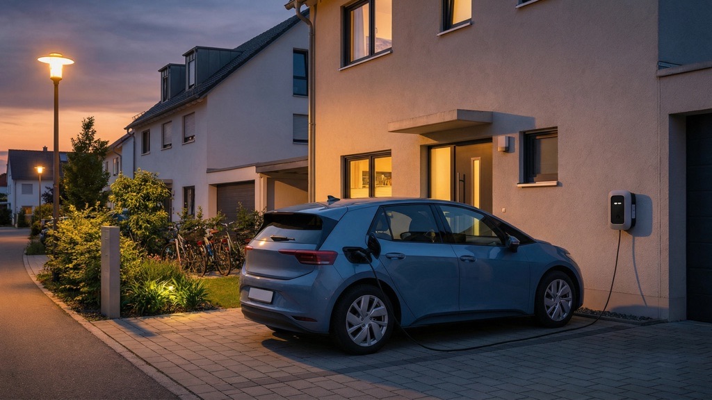 Electric Car Home Charging Setup