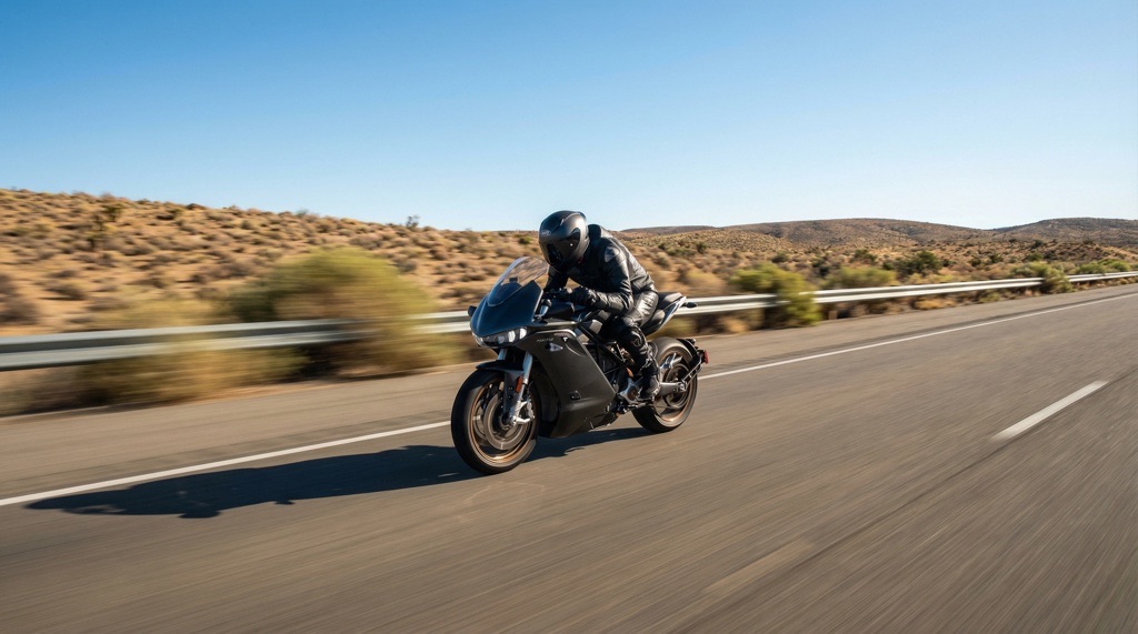 Electric motorcycle reduced real-world range during highway riding