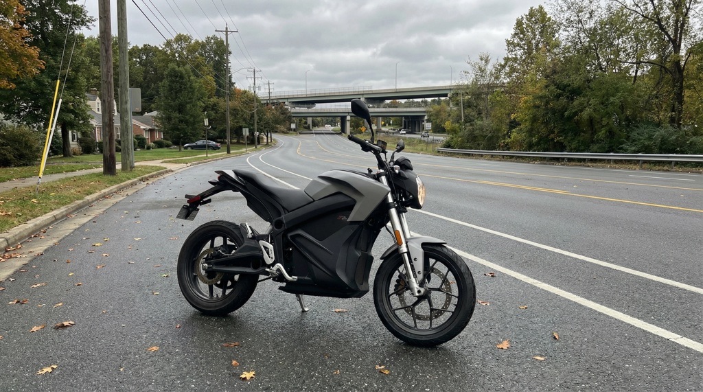 Electric motorcycle real-world range during mixed city and suburban riding