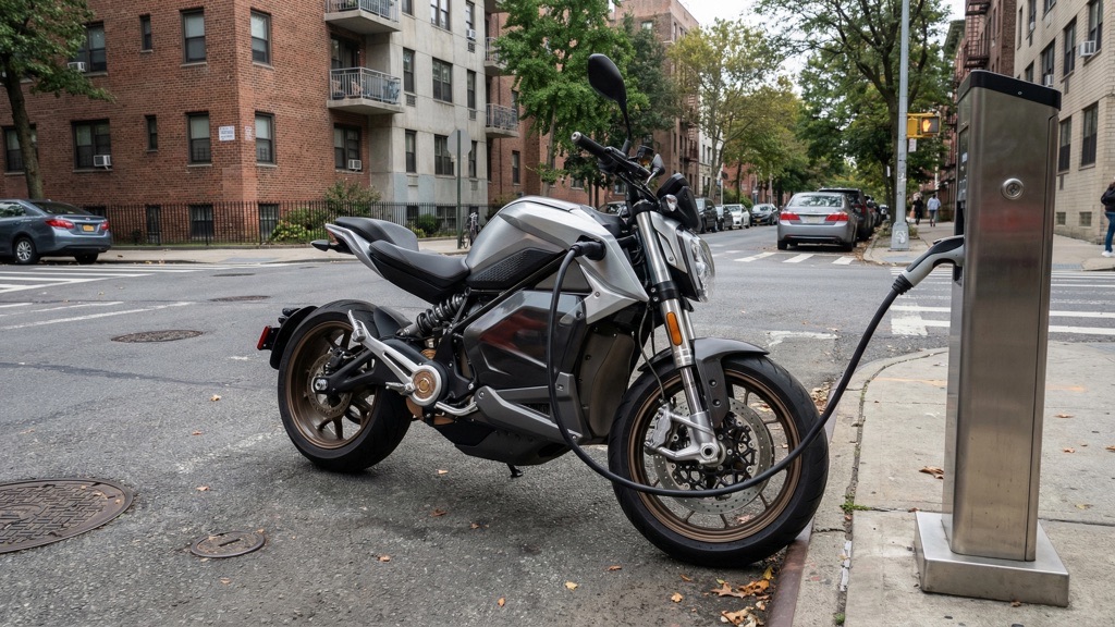 Electric Motorcycle Charging: Home vs Public (2026 Ultimate Rider Guide) 6 Public Level 2 Charging in Urban Environment